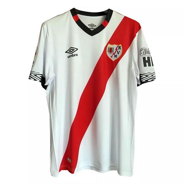 Camiseta Rayo Vallecano 1ª 2020/21 Blanco Rojo